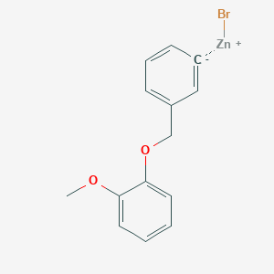 3-(2-Methoxyphenoxymethyl)phenylZinc bromide