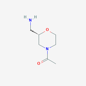 (S)-1-(2-(Aminomethyl)morpholino)ethan-1-one