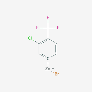 (3-Chloro-4-(trifluoromethyl)phenyl)Zinc bromide