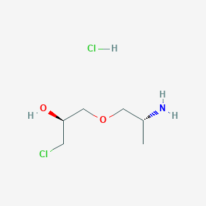 (S)-1-((R)-2-Aminopropoxy)-3-chloropropan-2-ol hydrochloride