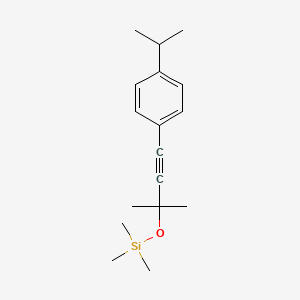 [3-(4-Isopropyl-phenyl)-1,1-dimethyl-prop-2-ynyloxy]-trimethyl-silane