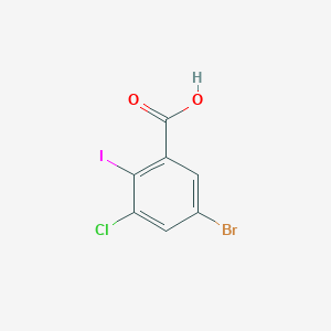 5-Bromo-3-chloro-2-iodobenzoic acid