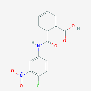 6-[(4-Chloro-3-nitrophenyl)carbamoyl]cyclohex-3-ene-1-carboxylic acid