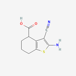 2-Amino-3-cyano-4,5,6,7-tetrahydrobenzo[b]thiophene-4-carboxylic acid