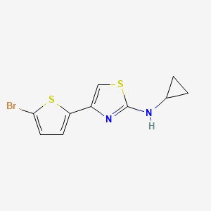 4-(5-Bromothiophen-2-yl)-N-cyclopropylthiazol-2-amine