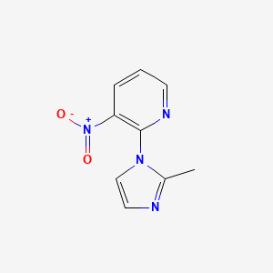 2-(2-Methyl-1H-imidazol-1-yl)-3-nitropyridine