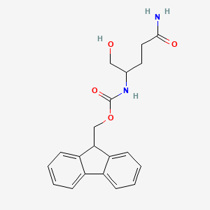 (9H-Fluoren-9-yl)methyl (5-amino-1-hydroxy-5-oxopentan-2-yl)carbamate