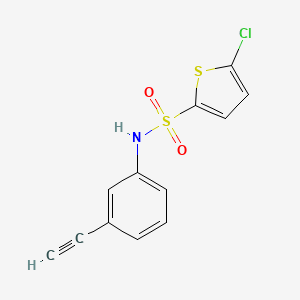 5-chloro-N-(3-ethynylphenyl)thiophene-2-sulfonamide