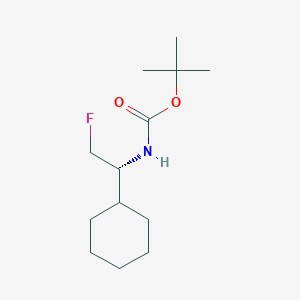 tert-Butyl (R)-(1-cyclohexyl-2-fluoroethyl)carbamate