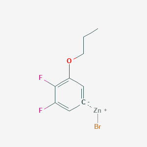 (3,4-Difluoro-5-n-propyloxyphenyl)Zinc bromide