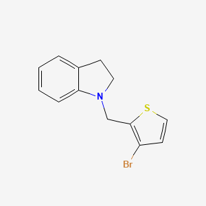 1-((3-Bromothiophen-2-yl)methyl)indoline