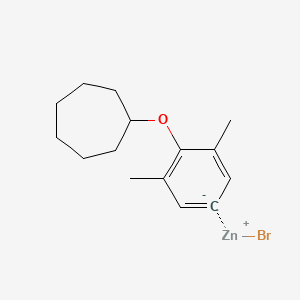 4-Cycloheptyloxy-3,5-dimethylphenylZinc bromide