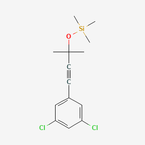 [3-(3,5-Dichloro-phenyl)-1,1-dimethyl-prop-2-ynyloxy]-trimethyl-silane