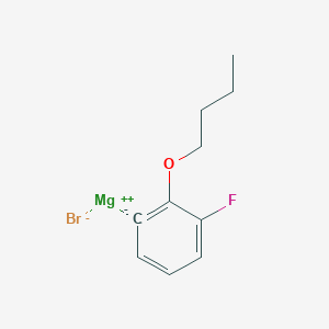 (2-n-Butyloxy-3-fluorophenyl)magnesium bromide