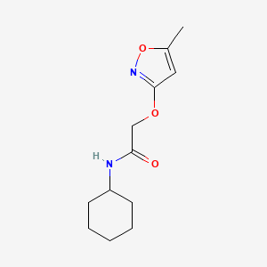 n-Cyclohexyl-2-((5-methylisoxazol-3-yl)oxy)acetamide