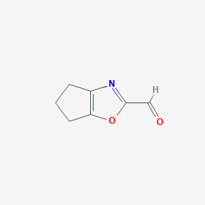 5,6-Dihydro-4H-cyclopenta[d]oxazole-2-carbaldehyde