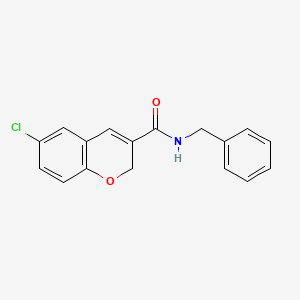 N-benzyl-6-chloro-2H-chromene-3-carboxamide