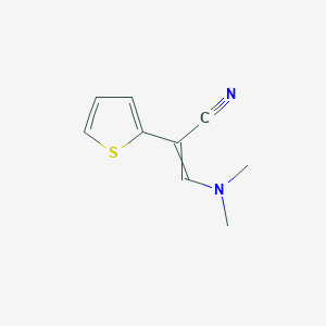 (2E)-3-(dimethylamino)-2-(2-thienyl)acrylonitrile