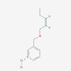 3-[(cis-2-Pentenyloxy)methyl]phenylZinc bromide