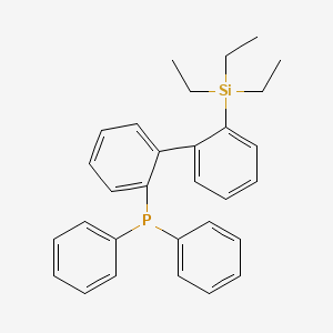 Diphenyl(2'-(triethylsilyl)-[1,1'-biphenyl]-2-yl)phosphane