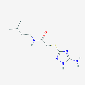 2-((5-Amino-4h-1,2,4-triazol-3-yl)thio)-N-isopentylacetamide