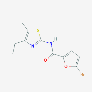 5-Bromo-N-(4-ethyl-5-methylthiazol-2-yl)furan-2-carboxamide