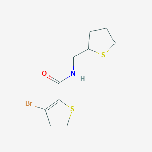 3-Bromo-N-((tetrahydrothiophen-2-yl)methyl)thiophene-2-carboxamide