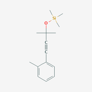 (1,1-Dimethyl-3-o-tolyl-prop-2-ynyloxy)-trimethyl-silane