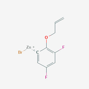 2-Allyloxy-3,5-difluorophenylZinc bromide