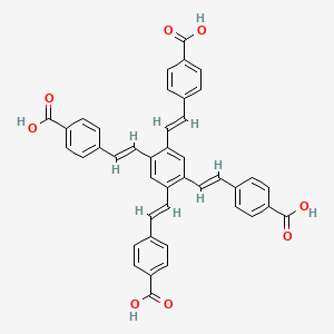 4,4',4'',4'''-(Benzene-1,2,4,5-tetrayltetrakis(ethene-2,1-diyl))tetrabenzoic acid