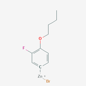 4-n-Butyloxy-3-fluorophenylZinc bromide