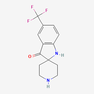 5-(Trifluoromethyl)spiro[indoline-2,4'-piperidin]-3-one