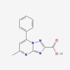 5-Methyl-7-phenyl-[1,2,4]triazolo[1,5-a]pyrimidine-2-carboxylic acid