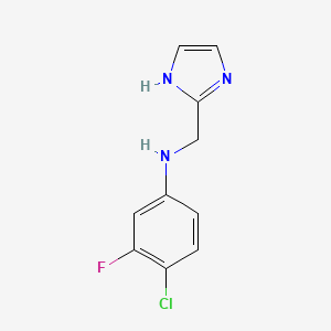 n-((1h-Imidazol-2-yl)methyl)-4-chloro-3-fluoroaniline