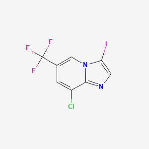 8-Chloro-3-iodo-6-(trifluoromethyl)imidazo[1,2-a]pyridine