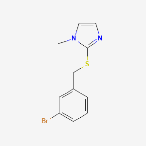 2-[(3-bromobenzyl)sulfanyl]-1-methyl-1H-imidazole