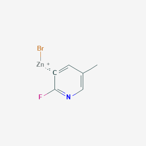 (2-Fluoro-5-methylpyridin-3-yl)Zinc bromide