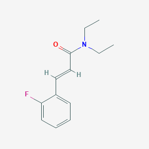 n,n-Diethyl-3-(2-fluorophenyl)acrylamide