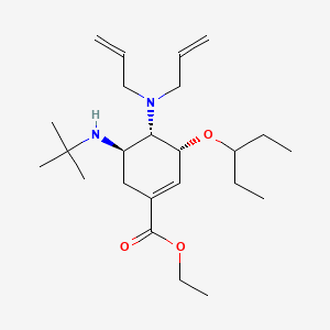 Ethyl (3R,4S,5R)-5-(tert-butylamino)-4-(diallylamino)-3-(pentan-3-yloxy)cyclohex-1-ene-1-carboxylate