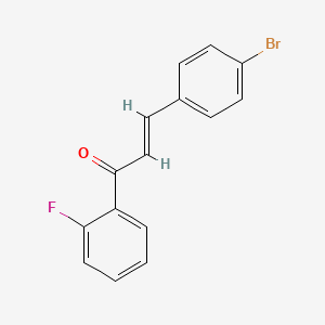 (E)-3-(4-bromophenyl)-1-(2-fluorophenyl)prop-2-en-1-one