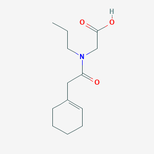 n-(2-(Cyclohex-1-en-1-yl)acetyl)-n-propylglycine