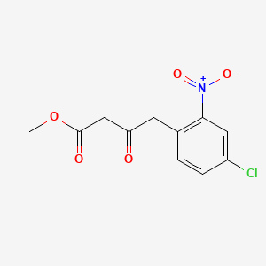 Methyl 4-(4-chloro-2-nitrophenyl)-3-oxobutanoate