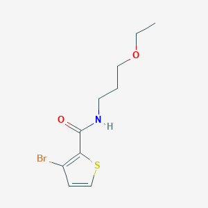 3-bromo-N-(3-ethoxypropyl)thiophene-2-carboxamide