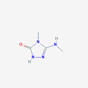 4-Methyl-5-(methylamino)-2,4-dihydro-3H-1,2,4-triazol-3-one