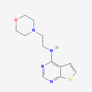 n-(2-Morpholinoethyl)thieno[2,3-d]pyrimidin-4-amine