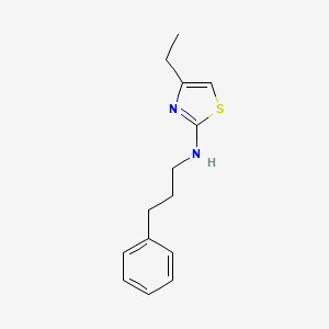 4-Ethyl-N-(3-phenylpropyl)thiazol-2-amine