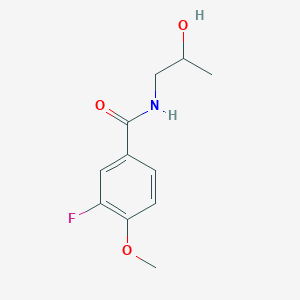 3-fluoro-N-(2-hydroxypropyl)-4-methoxybenzamide