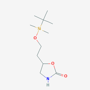 5-(2-((tert-Butyldimethylsilyl)oxy)ethyl)oxazolidin-2-one