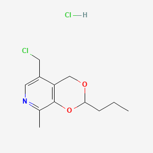 5-(Chloromethyl)-8-methyl-2-propyl-4H-[1,3]dioxino[4,5-c]pyridine hydrochloride