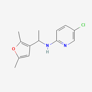 5-Chloro-N-(1-(2,5-dimethylfuran-3-yl)ethyl)pyridin-2-amine